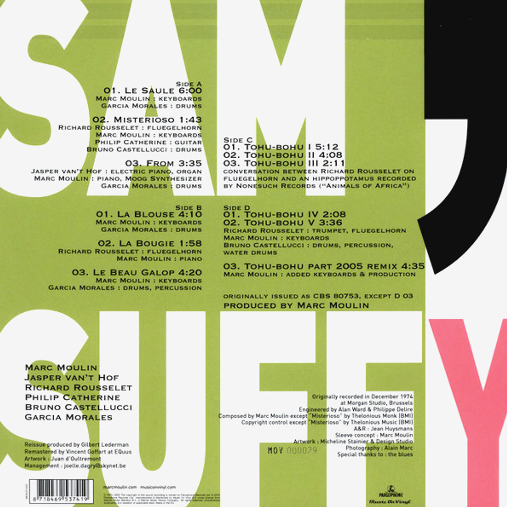 Marc Moulin / Sam Suffy (2LP)
