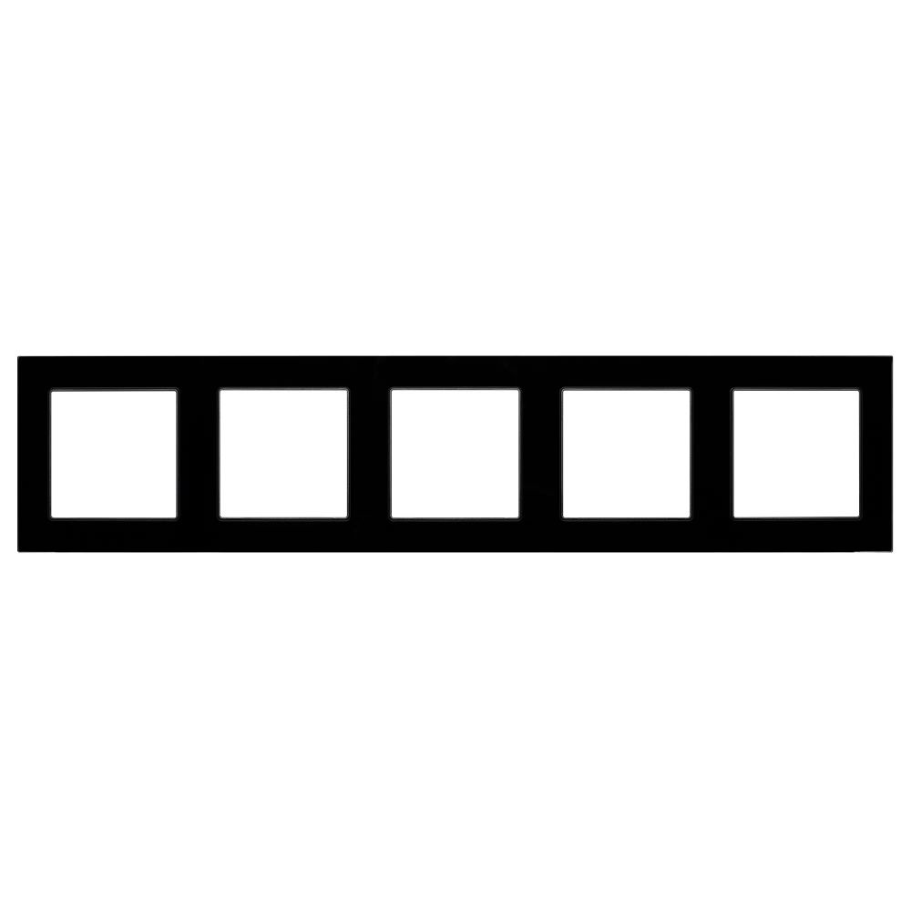 Рамка стеклянная FRM-GLARE-GS-5-BK (Arlight, -) 043806