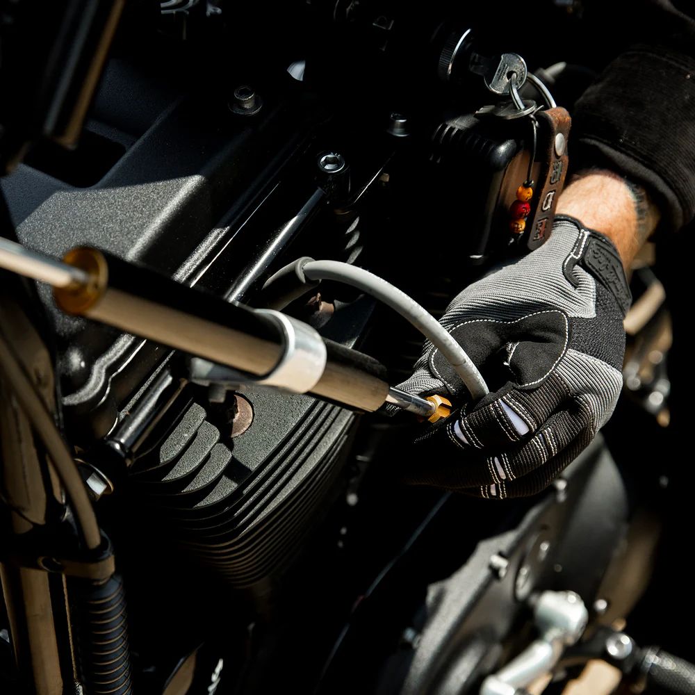 Moto Gloves / Черно-серый