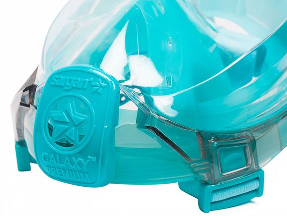 Маска полнолицевая Сарган Галактика бирюзовая