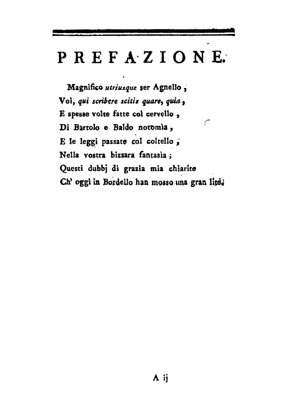 Dubbj amorosi, altri dubbj, e sonetti lussuriosi | Pietro Aretino