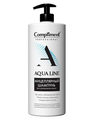 Compliment PROFESSIONAL AQUA LINE МИЦЕЛЛЯРНЫЙ ШАМПУНЬ ДЛЯ УВЛАЖНЕНИЯ ВОЛОС