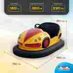 Аттракционная бамперная машинка «Вольт» с дистанционным управлением и музыкой