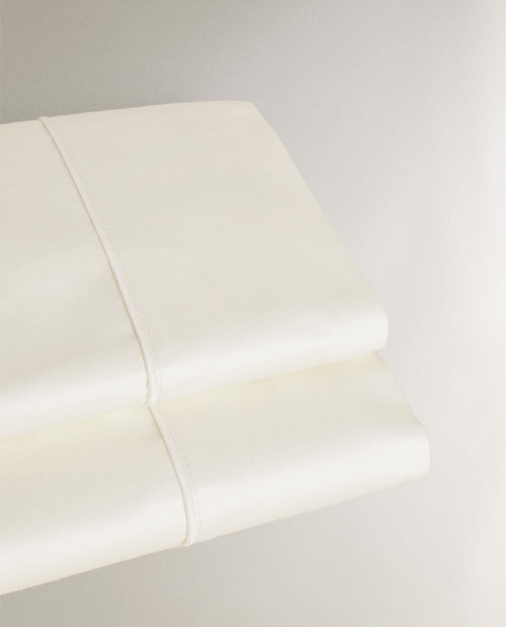 Zara Home - Простыня из сатина (500 нитей), бежевый, 240x280 см