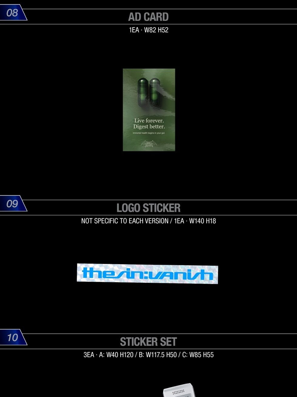 Альбом ENHYPEN - THE SIN : VANISH 7th Mini Album 3 Version SET