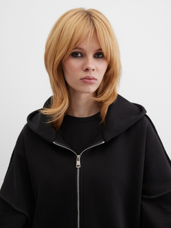 Зип-худи Pretty, чёрное