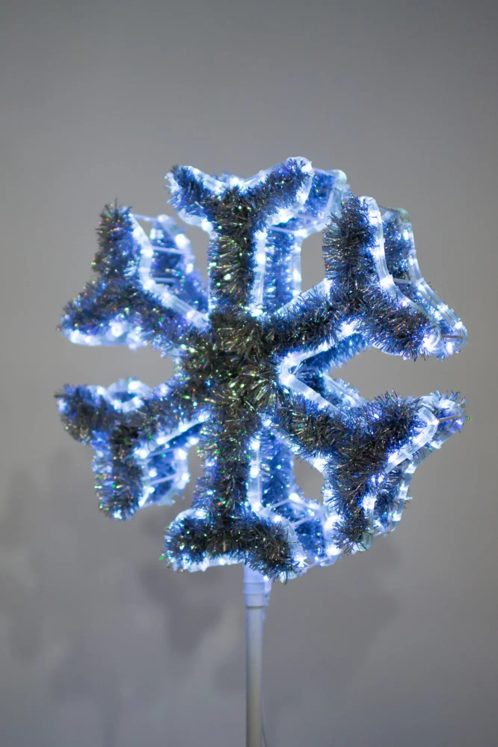 Макушка Снежинка Стандарт 100 см. для елей высотой от 6 до 12 м., белая, Green Trees (sn-100white)