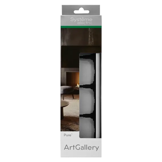 Рамка 4-м ArtGallery Pure органич. стекло алюм. SE GAL320304