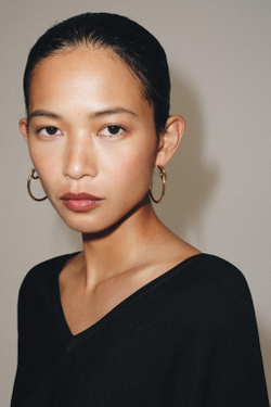 ZARA ДВОЙНЫЕ СЕРЬГИ-КОЛЬЦА, ЗОЛОТИСТЫЙ