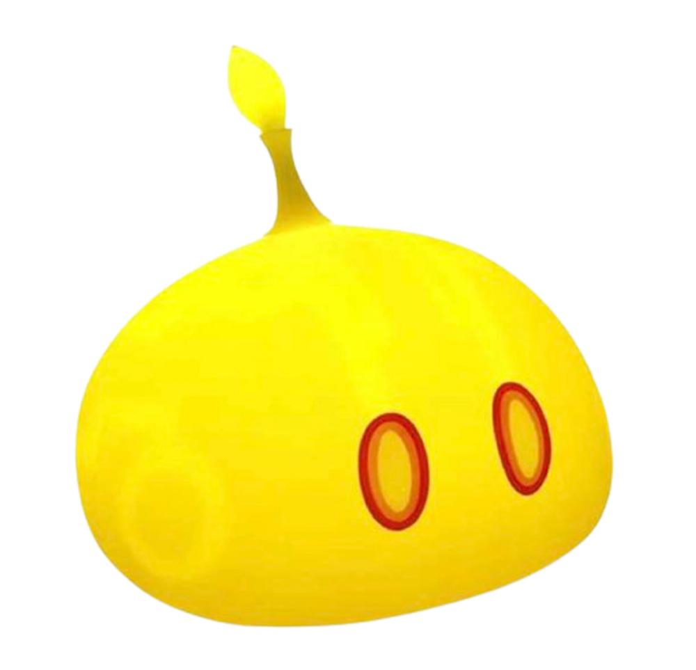 Светильник Silicone Genshin Impact Night Lamp Electro Slime