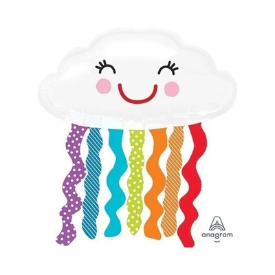 Облако с дождиком улыбчивое