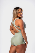 Комбинезон Body-Enhancing Workout Jumpsuit STRONG BEAUTY 427 Зеленый