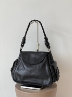 19247 BLACK Сумка жен. нат. кожа 27*11*22