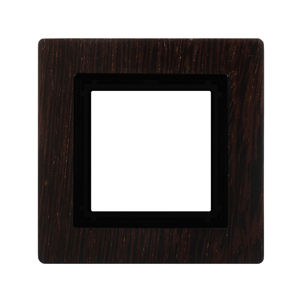 Рамка из натурального дерева, "Avanti", венге, 1 пост (2 мод.)