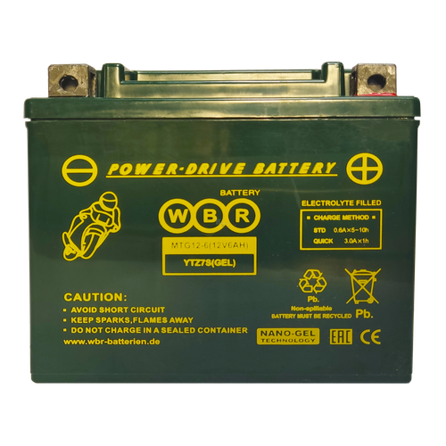 Аккумулятор WBR SMTG / WBR MTG 12-6 (YTX5L-BS, YTZ7S, YT5L-BS)