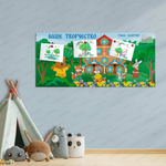 Стенд магнитный Наше творчество с карманом А5 420