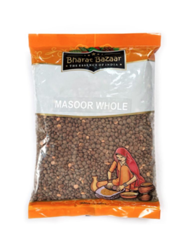 Bharat Bazaar Masoor Whole Чечевица красная целая 500 г 2 шт