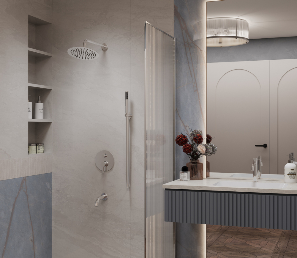 Душевой комплект Vincea Villa VSFW-1VL3CH встраиваемый, 3 режима, хром