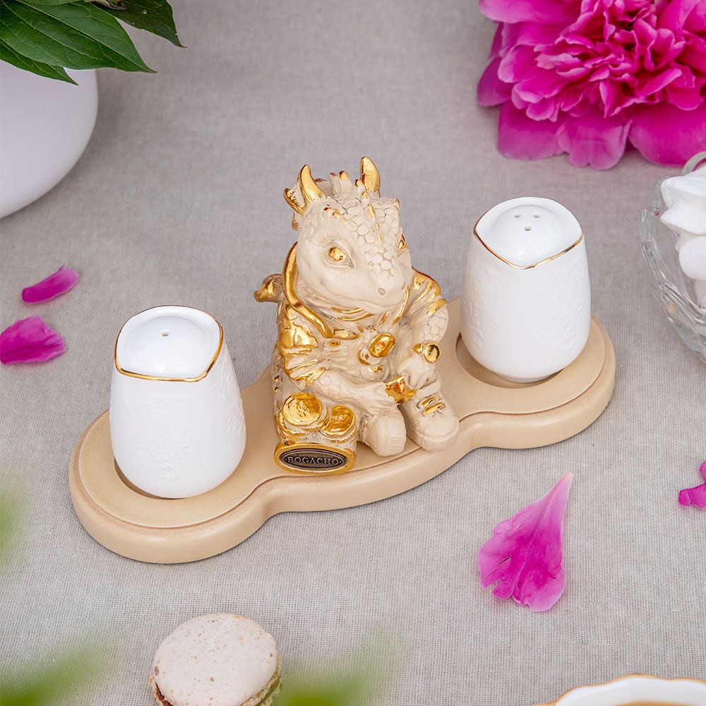 Подставка под специи Дракон Раймонд Айвори