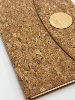 Блокнот А5 пробковый в линейку 80 листов (201930612-2)