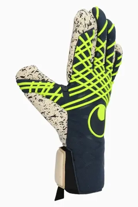 Вратарские перчатки Uhlsport Prediction Supergrip+ Finger Surround Junior - темно-синий
