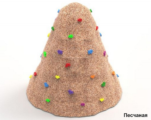 Резиновая фигура «Гора с зацепами»