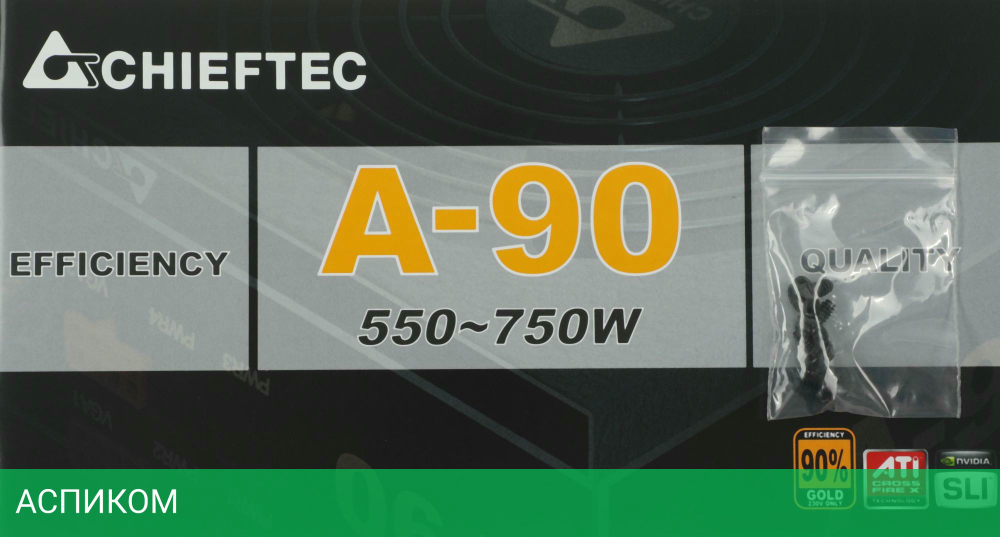 Блок питания Chieftec A-90 750W (GDP-750C)