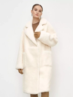 Зимняя эко шуба чебурашка, Северина (арт. S1177-1re02bz)