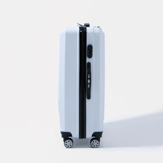 Чемодан большой 28", кодовый замок, цвет белый