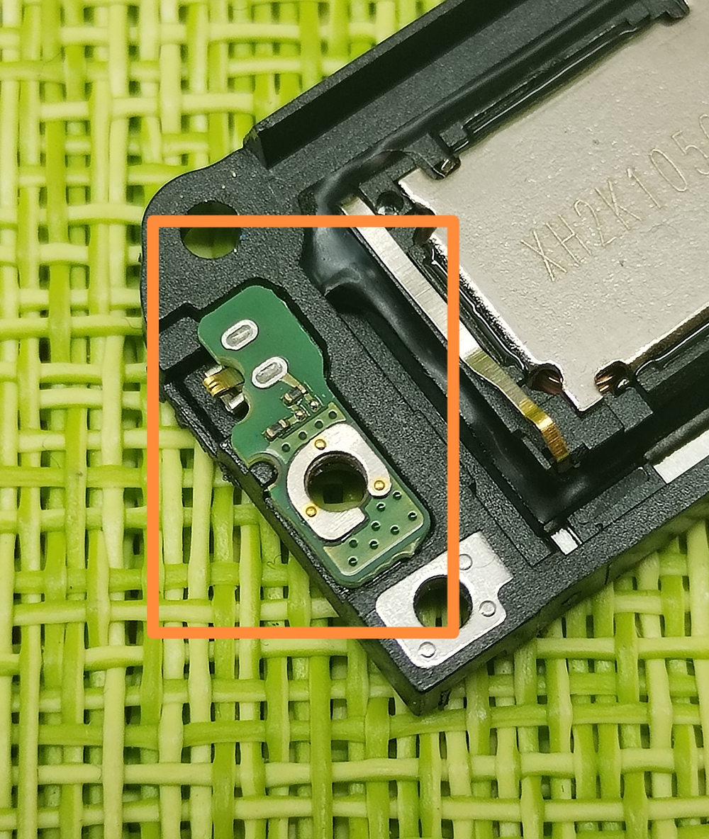 Tecno Camon 19 (CI6n) - плата нижняя Антенна (ORIG-SP)