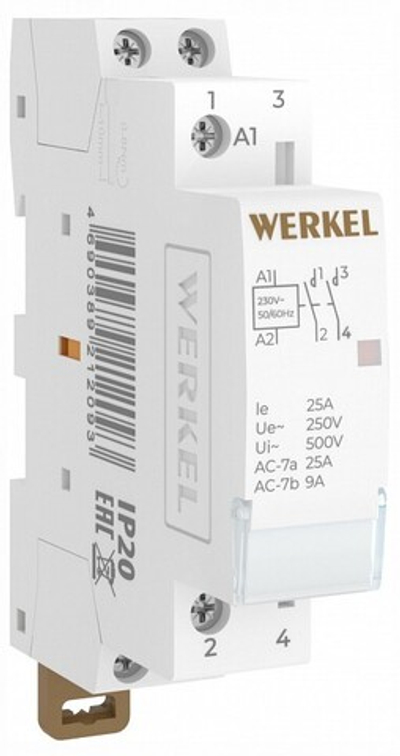 Контактор одномодульный Werkel W941M25O