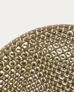 Кресло Olbia с высокой спинкой из искусственного ротанга и массива тика