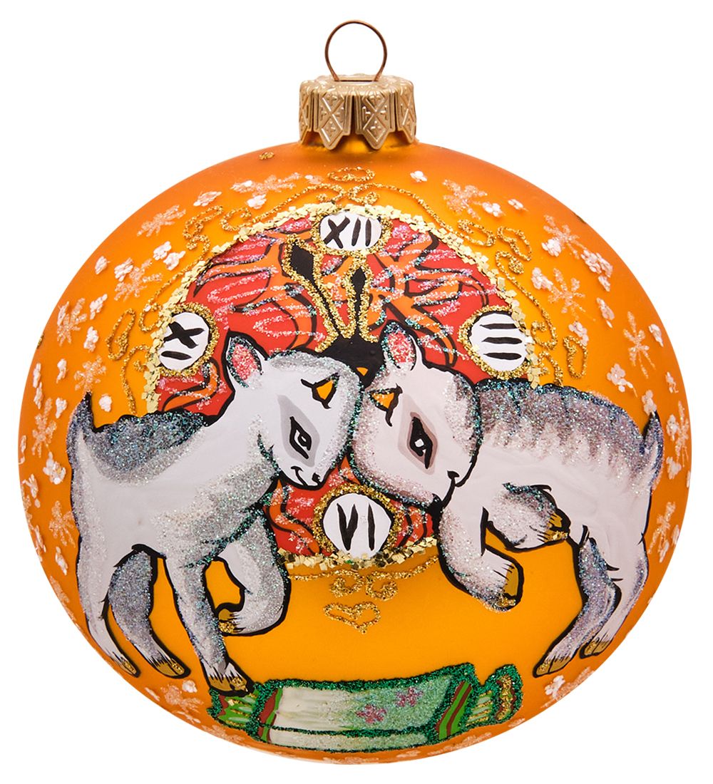 Элита НФШ-1450/2 Ел.украшение Шар «Козлята с часами» 100 мм