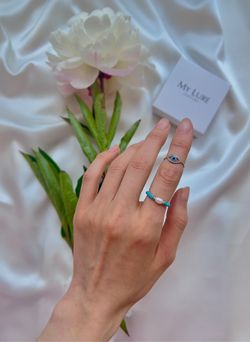 Кольцо на фалангу Eye