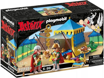 Конструктор Playmobil Asterix - Палатка командира с генералами - Плеймобиль Астерикс 71015