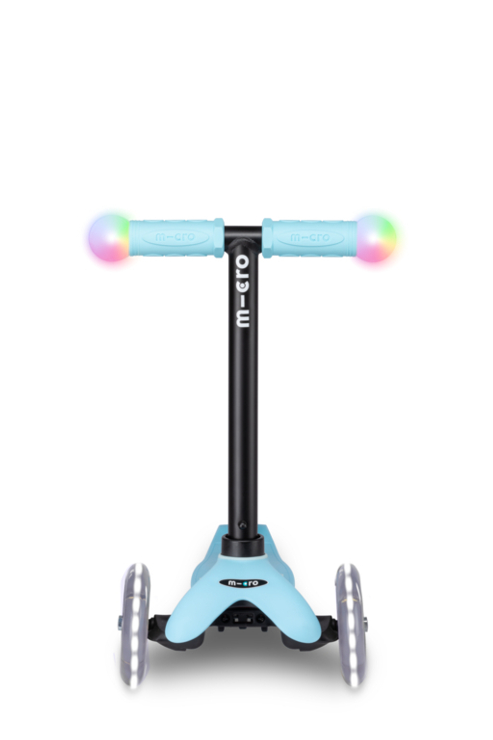 Самокат Micro Mini2Grow Deluxe Magic LED синий