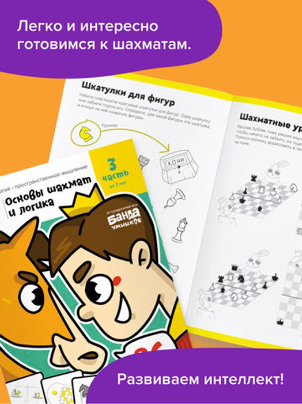 Основы шахмат и логика 3. Банда Умников