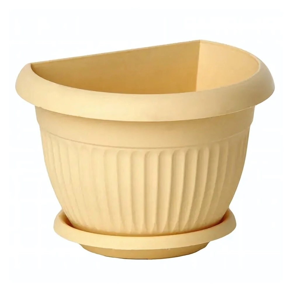 Кашпо настенное ЛИВИЯ D220мм Белая Глина 0,154,167х0,22м