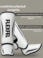Щитки для единоборств для защиты голени FlexFel, шингарды S-XL