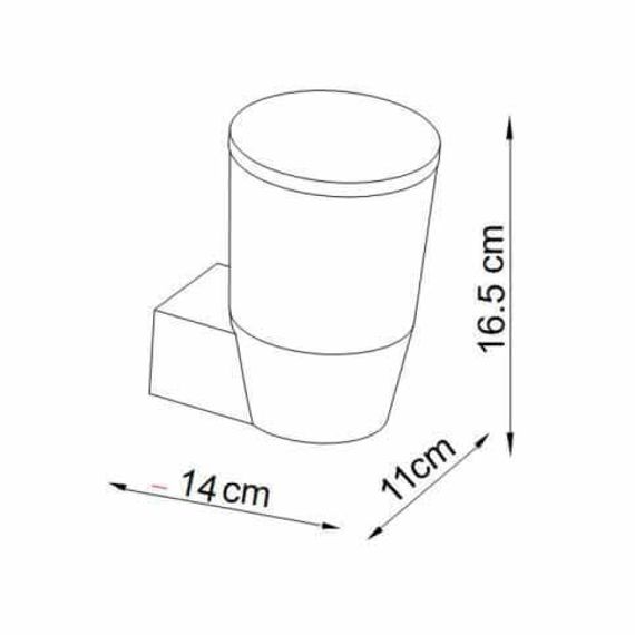 Уличный настенный светодиодный светильник Lucide Ninke 14892/01/30