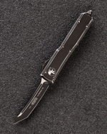 Автоматический складной нож SteelBro Microtech Ultratech T/E Distressed Black 123-1DBK (черный-черный)