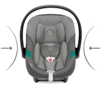 Коляска Cybex Talos S Lux SLV complete Aton S2 Lava Grey 3 в 1 Stone Grey с дождевиками