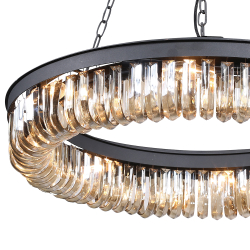 Люстра Crystal 8 black