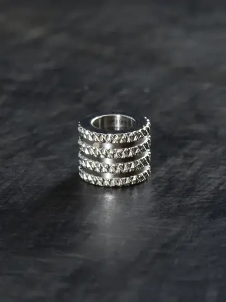 Бусина Алмазная из нержавеющей стали