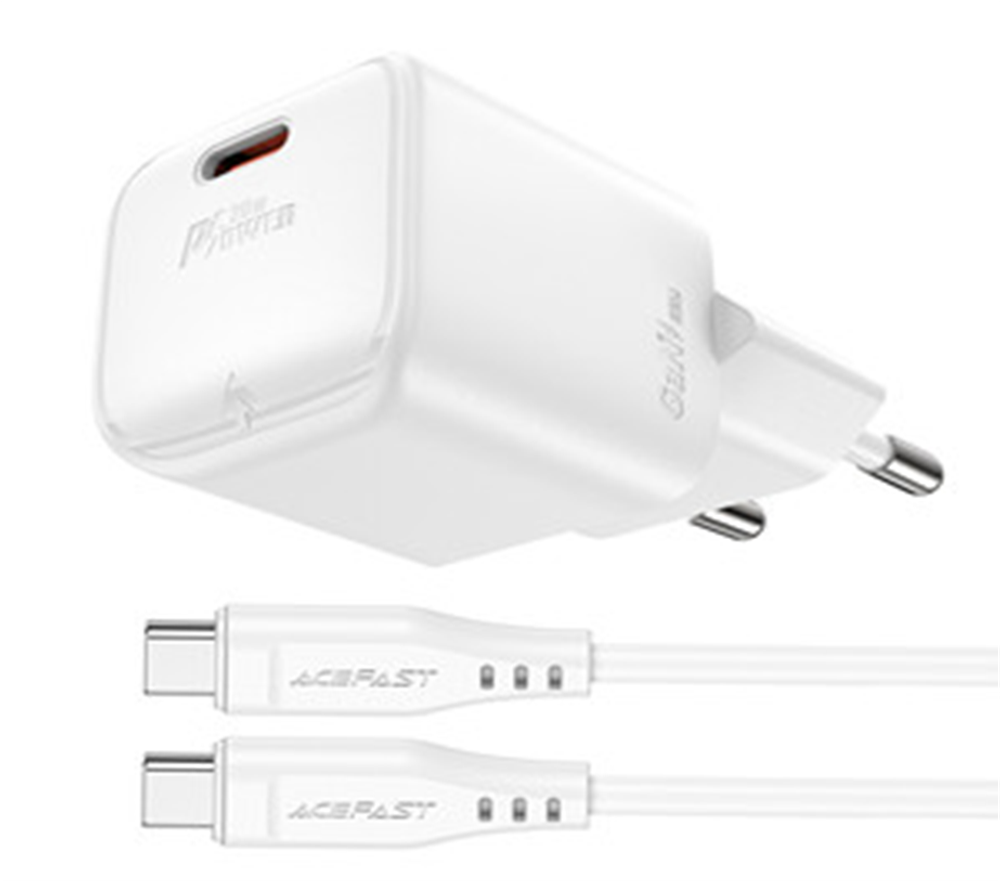 A73 mini PD20W GaN single USB-C charger set (C3-03) (EU)