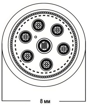 Сетевой кабель  Van den Hul M.C. The Mainsstream Hybrid Длина 1,5 метра  Разъем  Schuko &gt; IEC