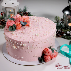 Декор торта Цветы и жемчуг кондитерская Sweet Visors сладкие козырьки кондитер Светлана Дегтерева бисквитный торт торты на заказ СПБ вкусный торт на свадьбу свадебный торт на день рождения торт на юбилей торт для мужчины торт для девушки домашний торт торт ручной работы десерты на заказ купить торт заказать торт без мастики свит визорс свит висорс svit vizors svit visors sweet vizors
