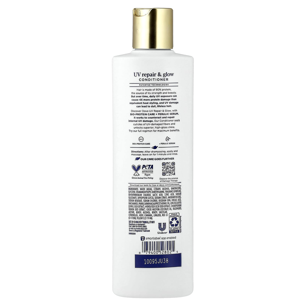 Dove, UV Repair & Glow, восстанавливающий кондиционер, 355 мл (12 жидк. унций)