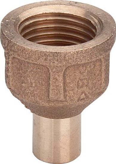 Viega муфта-вставка бронзовая 18х1/2" ВР (94246G фитинги под пайку)