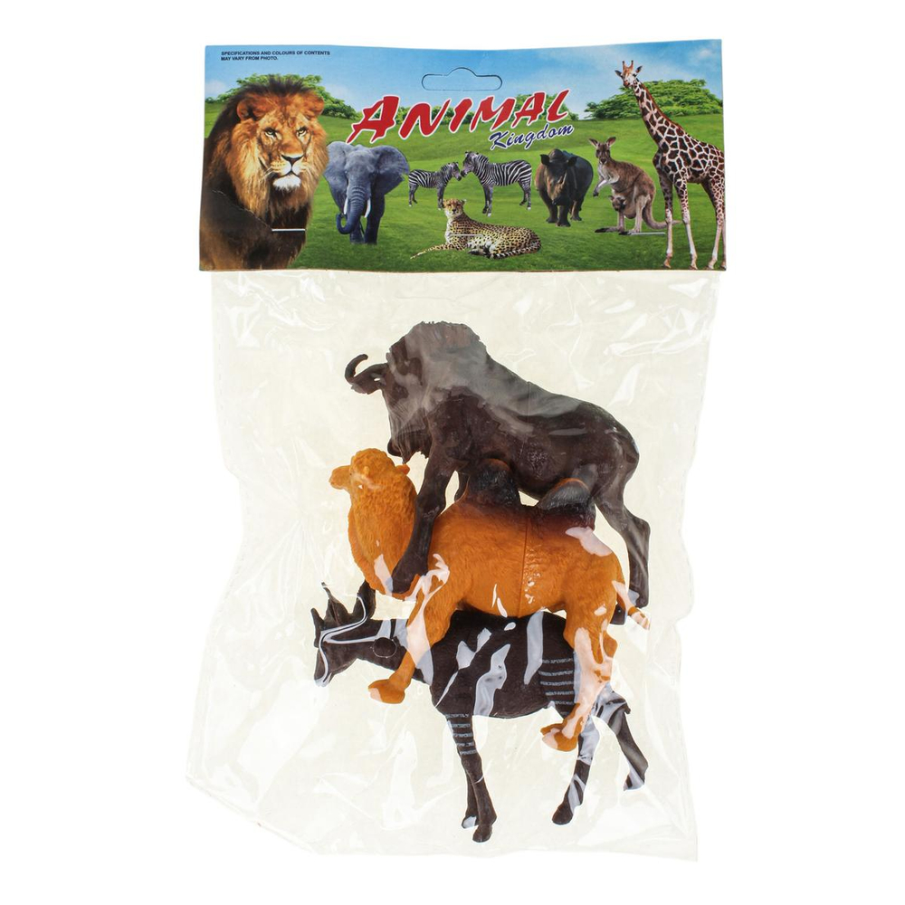 Набор диких животных 3шт, пакет DY518-31